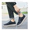 New Men's Breathable Mesh White Sneakers: Thick Sole, Round Toe, Lace-Up, Versatile for Casual and Work Wear