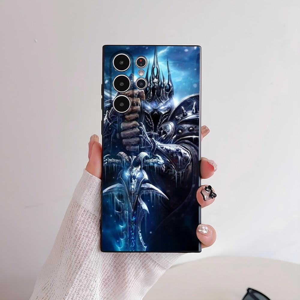 

W-World Of W-Warcraft W-Wow Phone Case For Samsung Galaxy S25 S24 S22 S23 Ultra S21 S20 Plus 5G Frosted Non-Slip Full Soft Cover samsungS25ULTRA