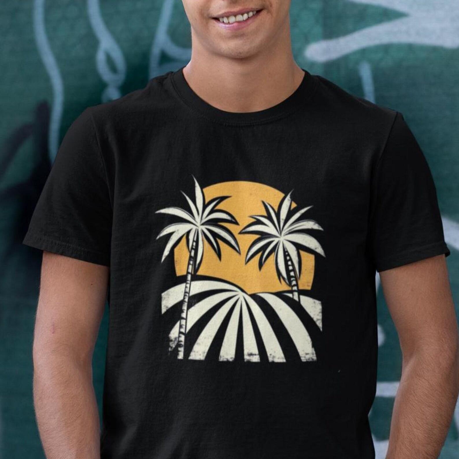 Summer Surf Shirt, Gift for Surfers, Ocean Lover Shirt, Wave Vibes T-Shirt, Hipster, Summer Shirt Men, Surf Vibes T-Shirt Men S