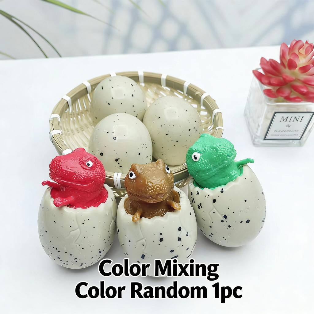 Cute Dinosaur Cup Egg Squeeze Toys Soft Glue Prank Vent Fidget Toy Stress Relief Decompression Gifts For Kids Adults Vent Cup