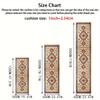 VIKAMA Retro Ethnic Style Carpet Colorful Runner Rug Doormat Welcome Mat Kitchen Rug Rug For Bedroom Carpet For Live Room Home