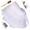100Pcs Empty Tea Infuser Sachets with Drawstring 3.15x2.36 In Tea Filter Bags Safe Material Empty Tea Bags for Loose Leaf Tea