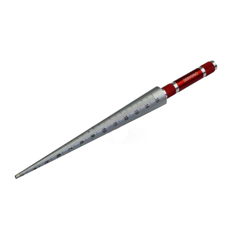Calibro a cono Calibro conico per fori Righello per dimensioni fori Acciaio inossidabile Strumento di misurazione 1-6,5 mm 3-15 mm 15-30 mm 30-45 mm