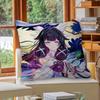 Genshin Impact Columbina Cushion Cover Inches Farmhouse Decor Home Throw Pillow Covers For Couch Decorations