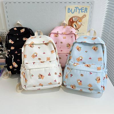 Schoolbag Japanese Girl Cute Cartoon Schoolbag Girl Junior High School Student Primary School Student Backpack Large Capacity Backpack Travel 