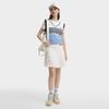 FILA Original Casual Comfortable Striped Simple Versatile T-Shirt Women tops Sky-Blue F11W439109FBU