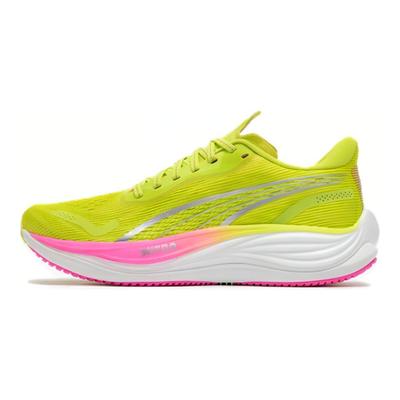 Velocity Nitro 3 Comfortable Versatile Sports Racing Slip-Resistant Durable Low-Top Casual Running Shoes Women Sneaker Yellow 380081-02