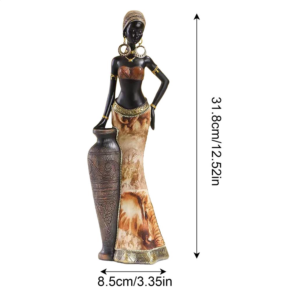 

African Figurines Home Decor African Statues And Sculptures Elegant African Art Piece Home Chic African American Figurines