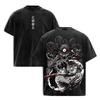 Jujutsu Kaisen Okkotsu Yuta Manga T-shirt Men Women Clothing Vintage Washed Oversized T Shirt Summer Short Sleeve Cotton Tees
