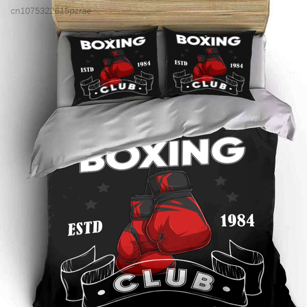 """Boxhandschuhe Sport Trainingsset""" Mehrere Größen für Kinder und Erwachsene Schlafzimmer Exquisites 3-teiliges Bettwäscheset, Geschenk"""