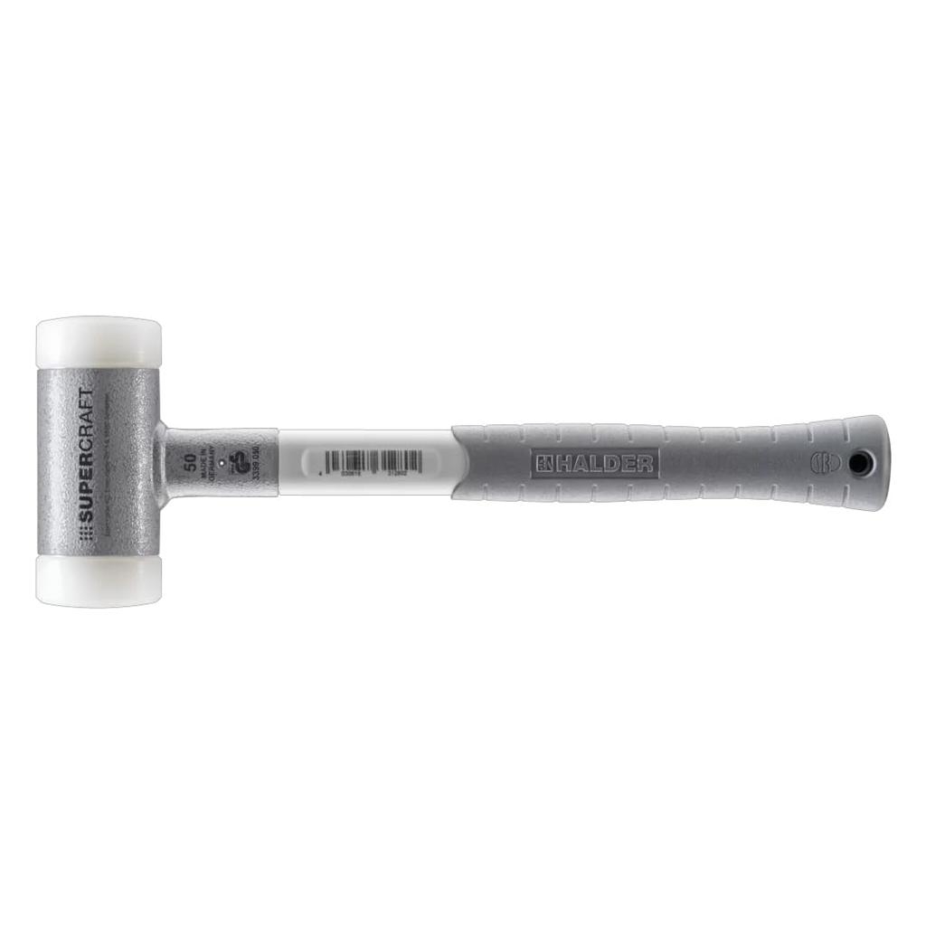 Roemheld Halder Recoilless Super Craft Fiberglass Nylon Diameter Hammer, Handle, Head, White, 50, 3399.050
