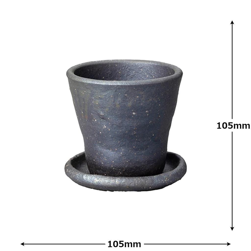 El Commune Doniczka Tronco Lisse, Czarna, LIS-021