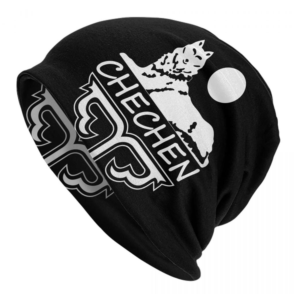 Ichkeria Tschetschenien-Flagge, Motorhaube, modische Strickmütze für Damen, Unisex, Winter, warme Skullies, Beanies Caps