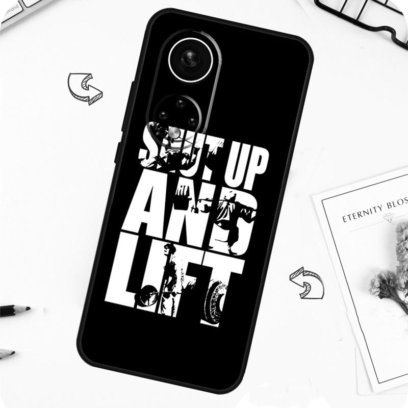 Bodybuilding Gym Fitness Fall Für Huawei P30 P20 P40 Lite P50 Pro P Smart 2021 Nova 5T Honor X8 x9 50 70 80 Abdeckung