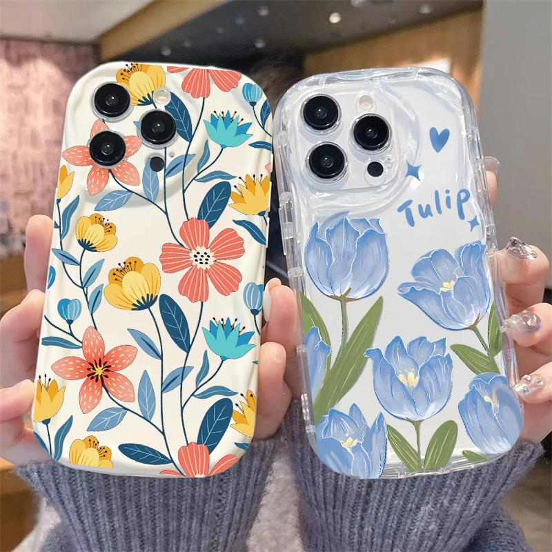 Phone Case For Google Pixel 10 7 8 9 Pro XL 8A Fashion Flowers Pattern Trend Brand Couple Full Protection softcase Back Cover