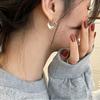 Korean Niche Design Simple Irregular Geometric Earbud Earrings New Trend
