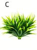 1 pack of 4pcs anti-ultraviolet artificial tall grass plant spider plant bouquet home decoration floral supplies