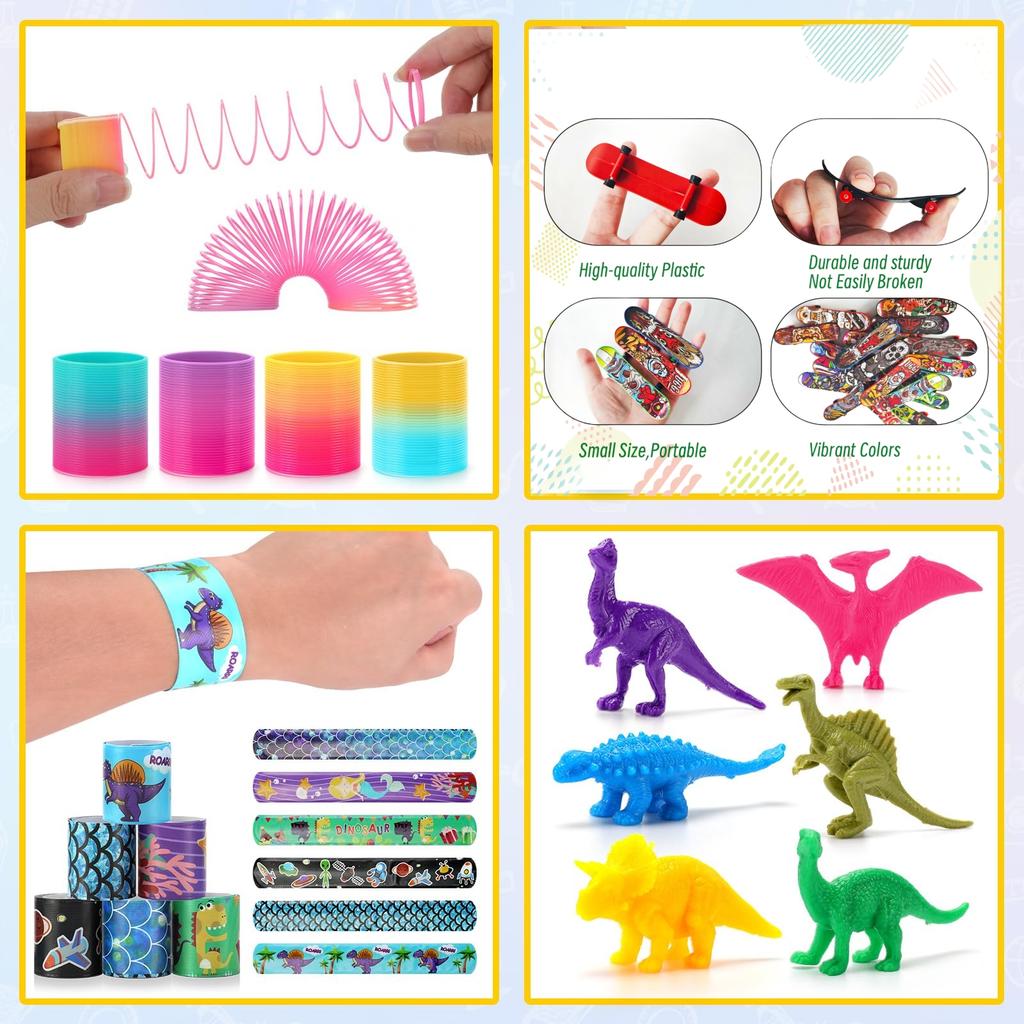 50/100 Pcs Pop Party Favor Toys For Kids, Treasure Chest Box Toys Classroom Carnival Prizes Small Bulk Pop Fidget Toys
