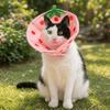 Bees Cat Elizabeth Collar Strawberry Cat Dog Grooming Cover Dog Recovery Collar  for Dogs Cats