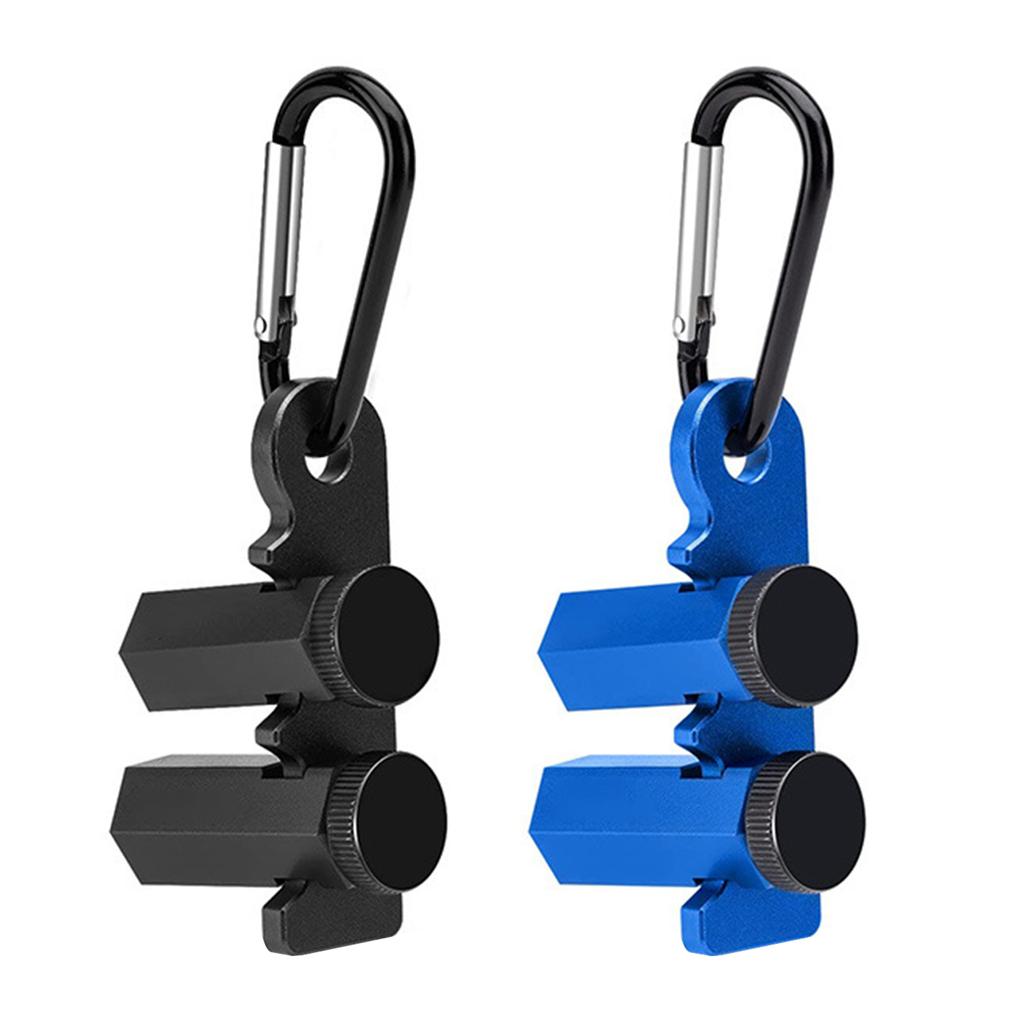Stair Layout Framing Square Attachment Metal Tall Stair Gauges with Carabiner