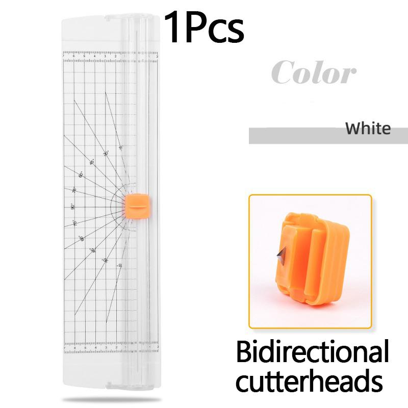 Portable A4 Paper Cutter Trimmer Scrapbook Trimmer Lightweight Cutting Mat Manual Cutting Tool Durable Plastic Art Crafts Tools