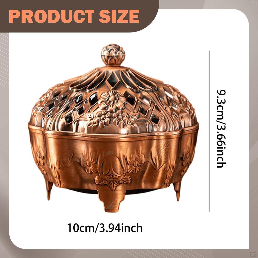 Burner Holder Bowl Censer Ornament for Bookshelf Cabinet Tea Room