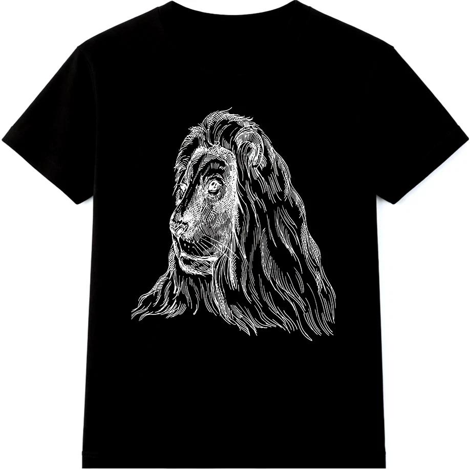 Lion Line Art T Shirt Minimal Lion Outline Graphic Tee Animal Illustration Top M