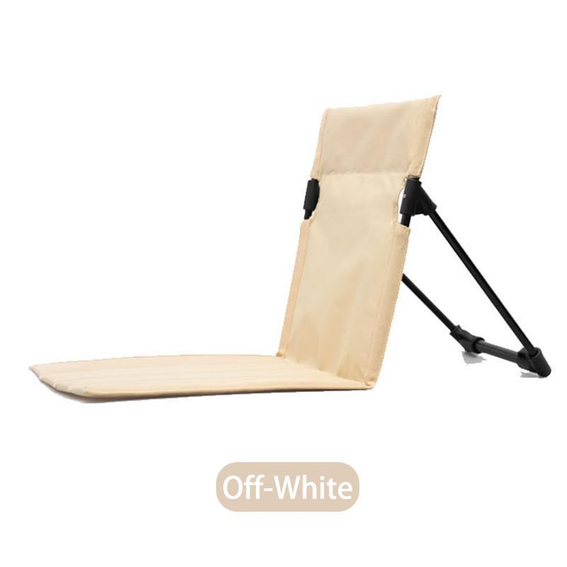 

Foldable Camping Chair Outdoor Garden Park Single Lazy Chair Backrest Cushion Picnic Camping Folding Back Chair Beach Chairs