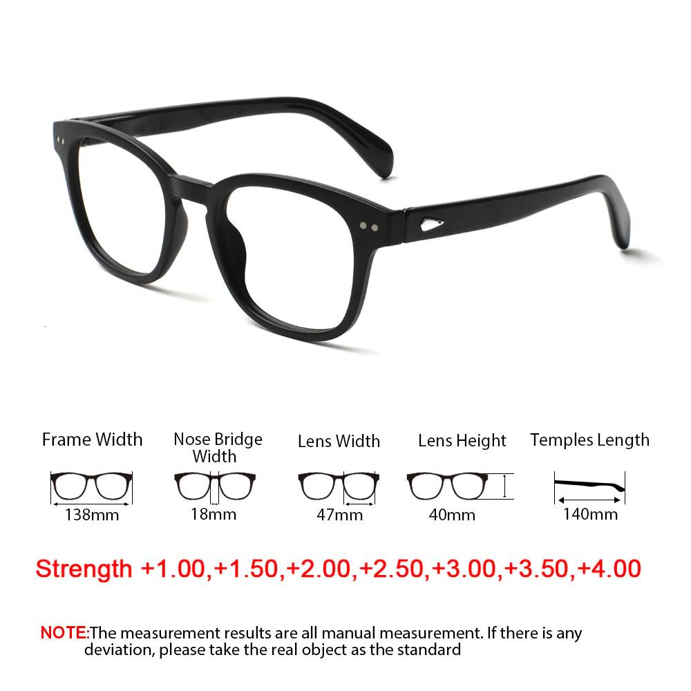 TUREZING Presbyopia Eyeglasse-s Diopter Glasses Blue Light Blocking Men Women Premium Grade Stylish Print Flexible Spring Hinge