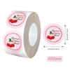 500pcs Cherry Thank You Stickers, Fruit Adhesive Labels for DIY Envelope Sealing, Gift Wrapping, Baking, Cake, Dessert, Crafts