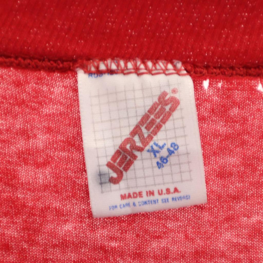 JERZEES 80s Made In USA Vintage Boy Scout Short Sleeve T-shirt XL Red Men's Used