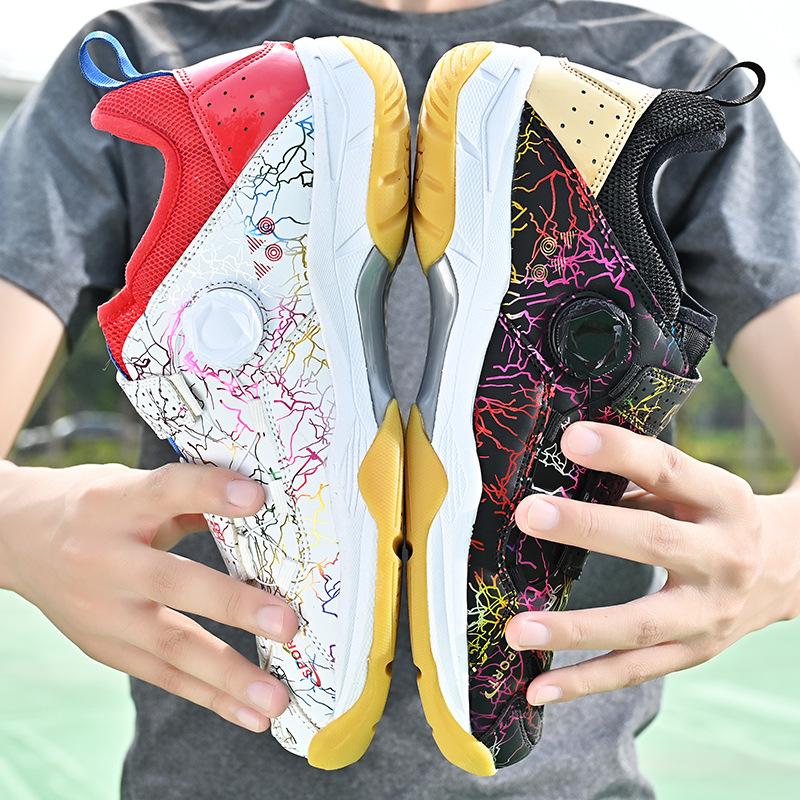 

Men s and women s badminton shoes are breathable, comfortable and wear-resistant, lightweight and shock-absorbing, tennis sports shoes, table tennis 45