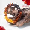 Natural Baltic Amber Rainbow Stone Bracelet - New Chinese Style, Purified Water