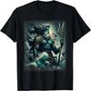 Poseidon Trident Shirt Lord of the Sea Ancient Greek God Art T-Shirt