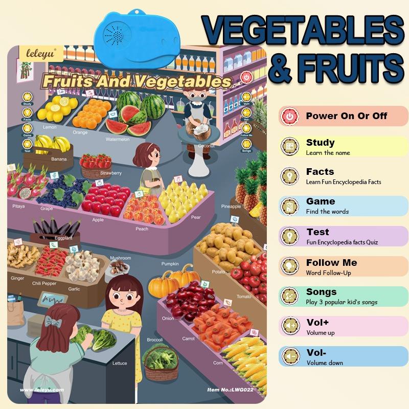 Předškolní abecední tabule pro děti Elektronická nástěnná tabule Mluvící plakát pro učení čísel Interaktivní hračka pro batolata Dárky pro děti
