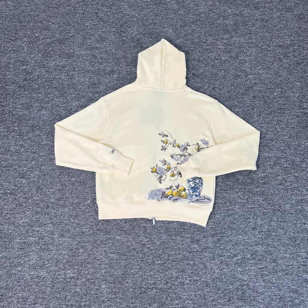 Nouveau Sweat-shirt Ample Décontracté Automne Hiver Floral de Créateur Vêtements de Rue Y2K