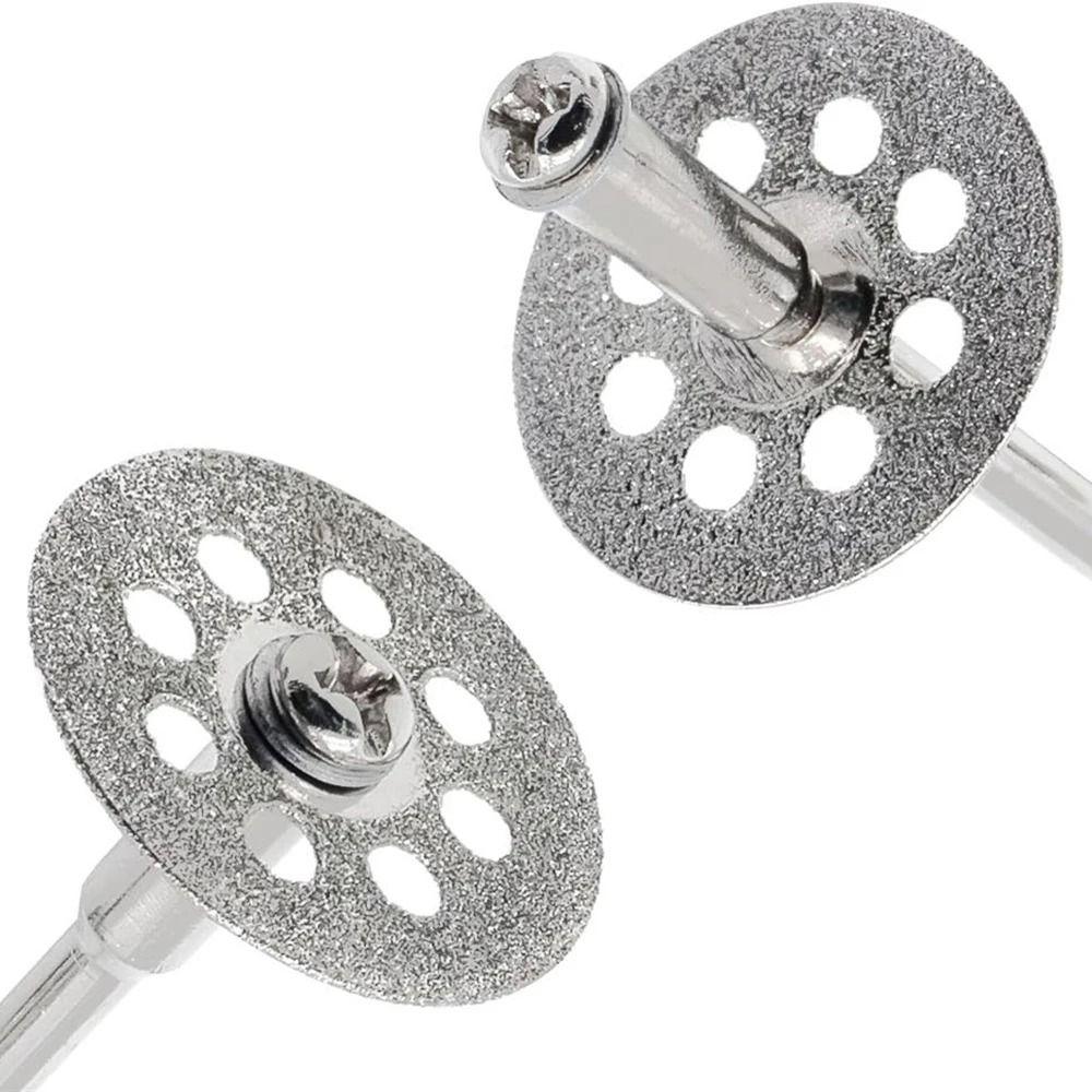 10Pcs/1Set New 22mm Diamond Cutting Discs With Hole Metal Circle Cutting Off Piece Sharp With 3mm Mandrel Electric Saw Blade