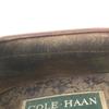 Vintage 80s-90s COLE HAAN Leather Kilt Tassel Loafers Size 27.0-28.0cm Brown Dress Shoes(USED)