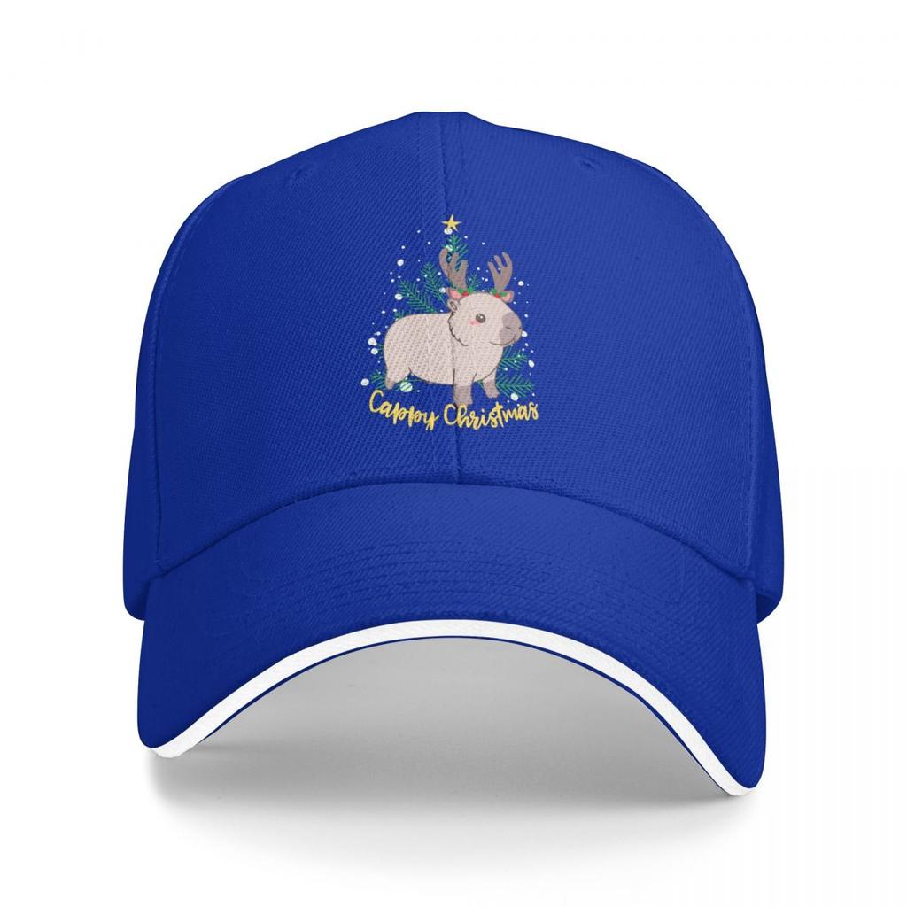 Baseball Caps Capybara Reindeer Christmas Casquette Unisex Casual Spring Hats