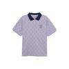 New MLB Polo Shirts Women's Light Lavender Color 3FPQM0233-43LDL