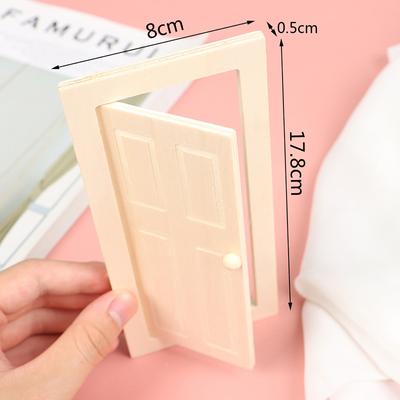 Porta Interna in Legno in Miniatura Scala 1/12 Accessori per Mobili per Casa delle Bambole Fai da Te