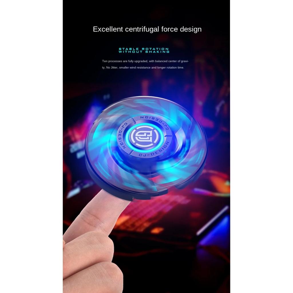 Alloy Metal Fidget Spinner Luminous Spinning Tip Top Antistresse Relieve Stress Reducing Toys Stress Reducing Toys Anxiety Kids