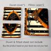 Striped, Spider, Ornamental Bedding Duvet Cover Sets Duvet Covers Pillowcases Gifts (1 * Duvet Cover 2 * Pillowcases, Without Duvet Insert)