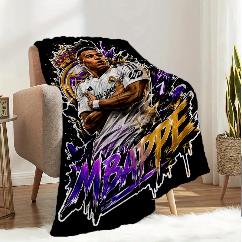 Kylian Poster Blanket Lightweight Ideal Bedding Blanket Perfect for Travel, Camping, Living Rooms, Offices, Sofas, Fan Christmas gift