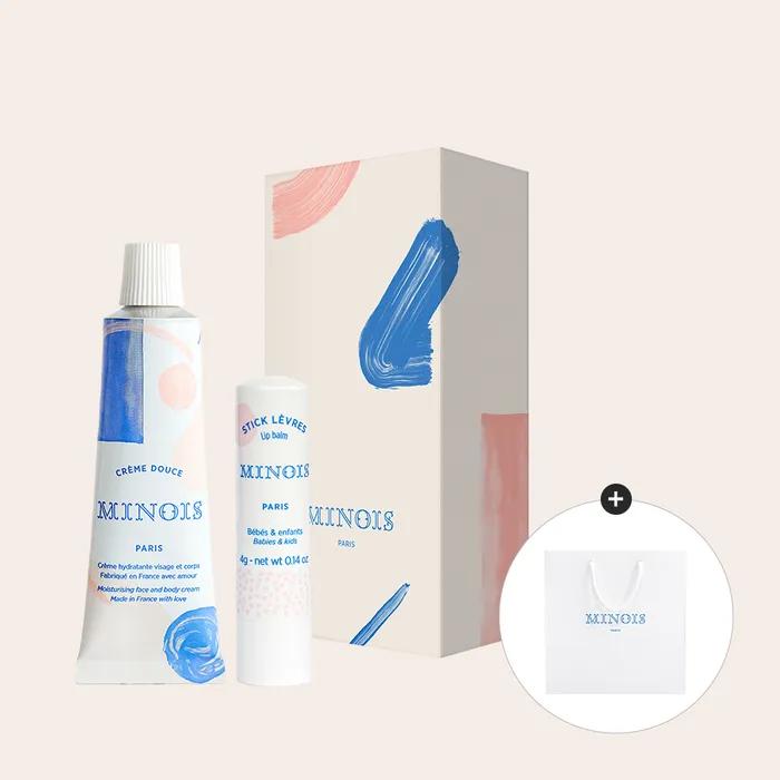 MINOIS Moisturizing Gift Set (Stick Levres 4g + Cream 30ml)