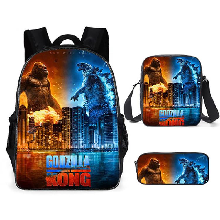 Shoulder Anime Cartoon Bag Pencil Case Kids School Pack For Daily Use