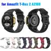 Waterproof Strap Belt Replacement Silicone Watch Band Bracelet Smart Watch Accessories Watch Wristband for Amazfit T-Rex 2 A2169