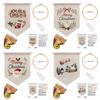 Santa Claus Christmas Embroidery Kit Handmade Xmas Embroidery Craft Set Cross Stitch Set  Home