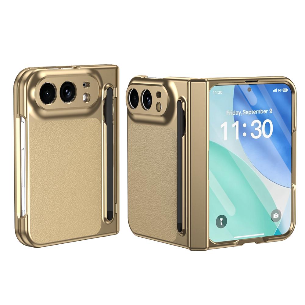 Špičkové Luxusní Lesklé Pokovené Pouzdro na Telefon s Drážkou pro Stylus pro IPhone Duo 5G 2026 Fólie na Displej Závěs Plná Ochrana Nárazuvzdorný Kryt