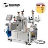 ZS-TB833D Double Size Folding Carton Anti Tamper Adhesive Sticker Packing Automatic Sealing Corner Labeling Machine